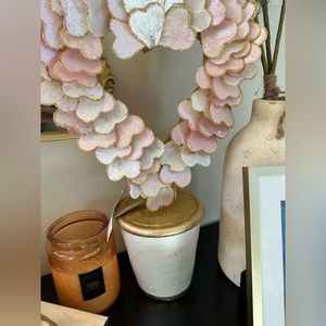 Cupcake and cashmere heart wreathe brand new I bought off someone I wanted other